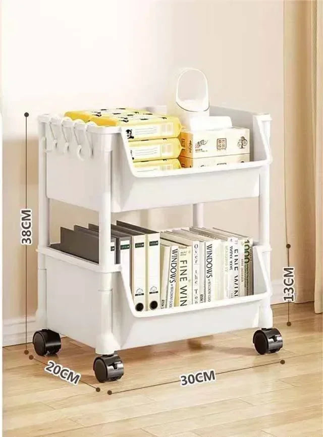 Estantería con ruedas para cocina, estantería de almacenamiento, armario de almacenamiento con ranura estrecha para esquina de cocina, organizador para baño, sala de estar y hogar