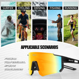 SCVCN Snow Sunglasses Hiking Eyewear Outdoor Cycling for Women Men MTB Bike Glasses Sports Mountain Cycling UV400 Skiing Goggles