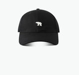 Stylish Bear Embroidered Baseball Cap Sun Protective Breathable Adjustable Ideal Casual Hat Men Women Unisex Baseball Cap