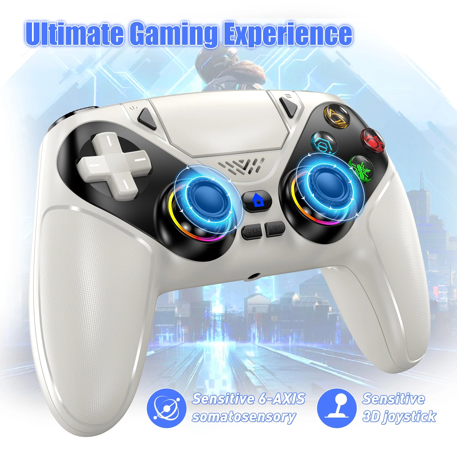 Gamepad For Playstation 5 Wireless Controller PS5 Console Gaming Controller With Turbo Dual Sense Vibrate Programming