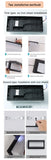 LED Outdoor Wall Light Waterproof IP66 Motion Sensor LED Outdoor Lighting Porch Lights Balcony Garden Lights Outdoor Wall Lamp