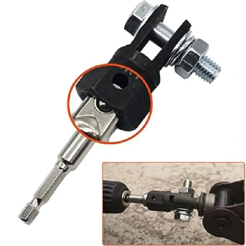 Adaptador de gato de tijera de 1/2 pulgada, adaptador de acero al cromo vanadio, llave inglesa, herramienta para taladro de gato automotriz, adaptadores para taladros de impacto, enchufe