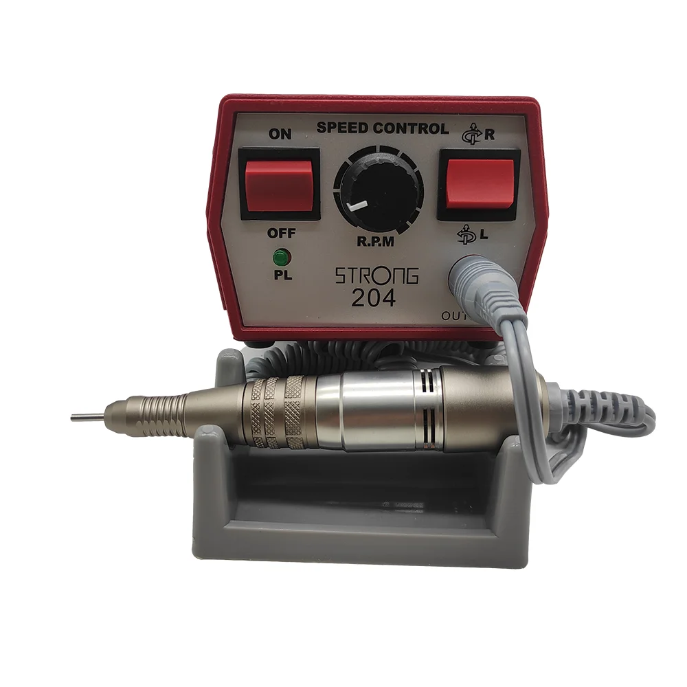 65W Manicure Machine Strong 204 Control Box 35000RPM SDE-H200 Electric Nail Drill Handle Professional Nail Art Equipment