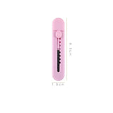 Mini navaja de bolsillo Kawaii con diseño de caramelo, color arte, multiusos, caja exprés, cortador de papel, herramienta para manualidades, material de papelería para oficina y escuela.