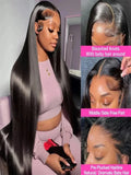 Peruca lace frontal ready to wear cabelo humano liso HD - pronto a usar