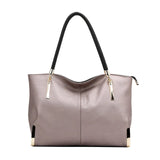 FOXER Genuine Leather Lady's Handbag Elegant Luxury Design Women Shoulder Bag Large Capacity Tote Bag Best Gift for Mom, Wife