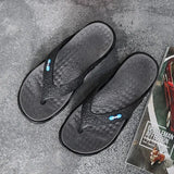 Men's Summer 2025 Trendy Flip-Flops Beachwear Slippers Anti-slip Deodorant Casual Shoes Plastic Slip-On Sandals for Adults