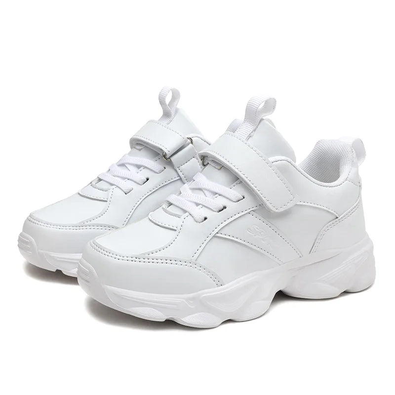 Children's Fashion Sports Shoes Breathable Student Black School Walking Shoes Anti-skid Boys & Girls Casual Running Sneaker