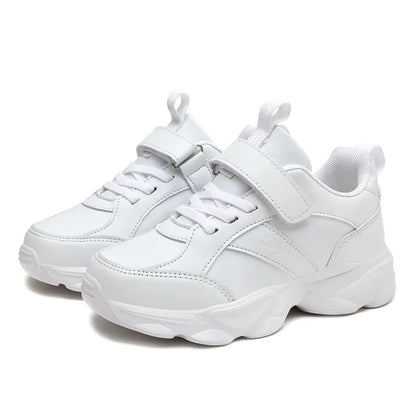 Children's Fashion Sports Shoes Breathable Student Black School Walking Shoes Anti-skid Boys& Girls Casual Running Sneaker