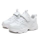 Children's Fashion Sports Shoes Breathable Student Black School Walking Shoes Anti-skid Boys & Girls Casual Running Sneaker