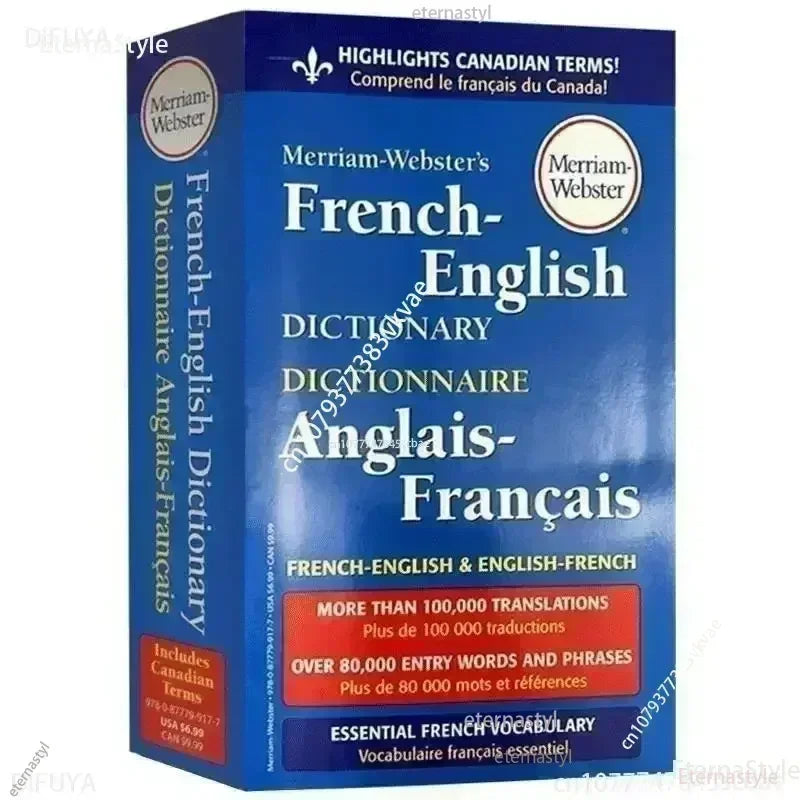 Merriam Webster's French English Dictionary Wordpower Original Language Learning Bookslibross  of Book BOOK to books
