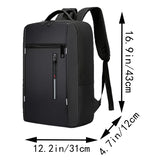 Fashion Business Laptop Backpack Large Capacity Shockproof Computer Bag Casual Office Travel Shoulder Bag for Work