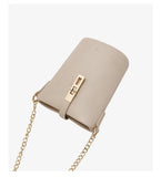 FOXER Brand Chic Mini Cellphone Bag Women's Shoulder Bag PU Leather Fashion Girl's Travel Small Crossbody Bag Purse