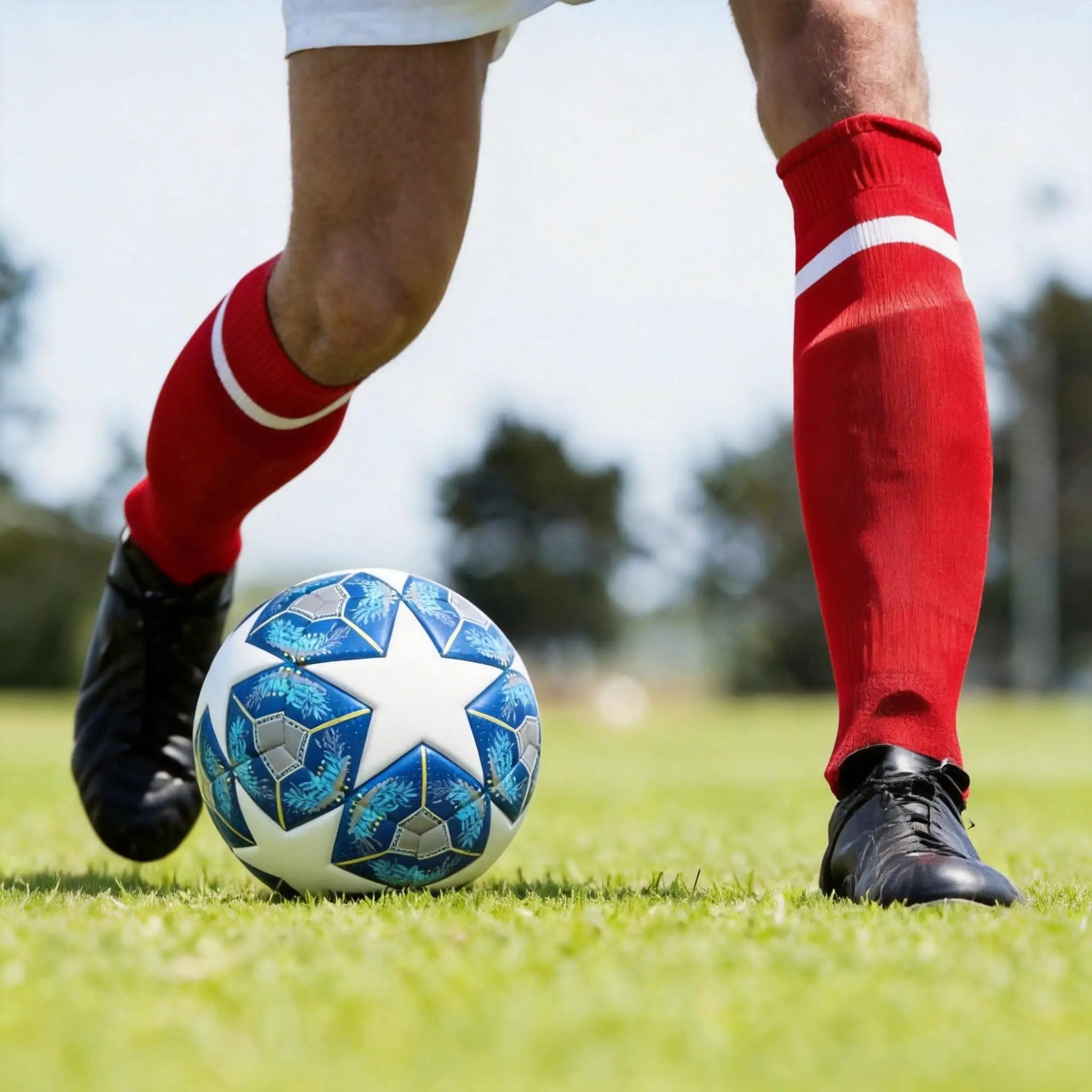 Soccer Ball Professional Standard Official Size 5 Machine Stitched Football Soft PU Wear Resistant High Quality Match Training Balls
