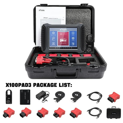 XTOOL X100 PAD3 Elite lMMO Key Programmer All Key Lost Car Diagnostic Tools Automotive Scanner With KC100 Key Fob Programming