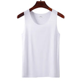 Summer Women Tank Tops Ice Silk Seamless Vest  Female Thin Breathable Sleeveless Shirts Slim Camisoles Undershirts Black M-4XL
