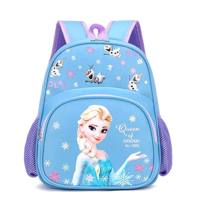 Nuevas mochilas Elsa para niñas de 3 a 7 años, de gran capacidad, impermeables, ligeras, cómodas y transpirables, protegen la columna vertebral.