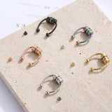 Fake Nose Ring Hoop Septum Non-Piercing Nose Clip Rock Hip Hop Stainless Steel Magnet Fashion Punk Women Body Jewelry