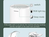 Electric Dehumidifier Moisture Absorbers Air Dryer With 1000ml Water Tank Quiet Air Home Dehumidifier For Bedroom Wardrobe