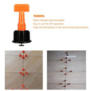 Tile Leveling System Reusable Wedges Construction Flooring Wall Spacer Locator Needle Pin for Wall Floor Tile Laying Leveler