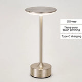 LED Table Lamp Touch Sensor Night Light USB Rechargeable Portable Bedroom Night Light Wireless Reading Lamp Restaurant Hotel Bar