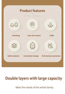 Multifunctional Electric Egg Boiler Single Double Layers Egg Cooker 110V/220V Mini Steamer Poacher Kitchen Cooking Machine