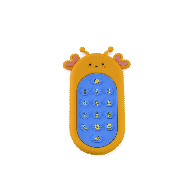 Baby Teething Toys Silicone Chew Teether Teethers for Babies Development Baby Rattle Newborn Infant Sensory Baby Toys 0-3-6-12 M