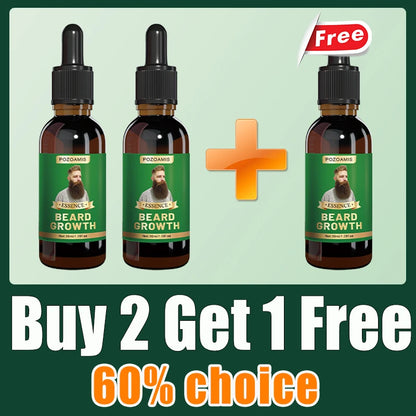 The most effective beard growth essence in 2025, grow a thick beard in 7 days. Chest hair, leg hair, beard and hair growth