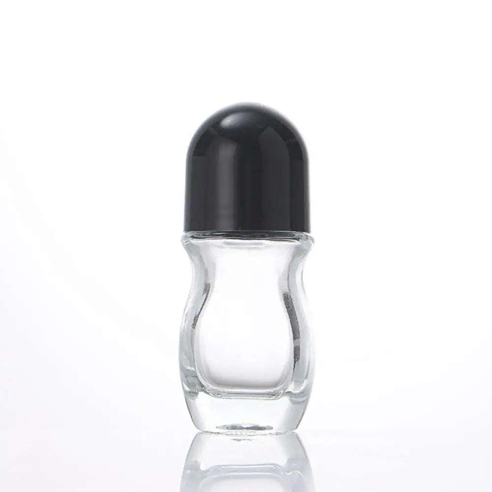 30/50ml Thick Glass Roller Bottle Empty Essential Oil Roll On Bottles Leak Proof Massage Roller Ball Refillable Bottle Container