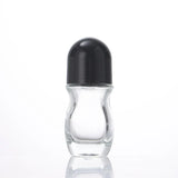 30/50ml Thick Glass Roller Bottle Empty Essential Oil Roll On Bottles Leak Proof Massage Roller Ball Refillable Bottle Container