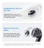 HAYLOU Flowbuds N55 Wireless Earbuds 54dB Adaptive ANC Bluetooth 6.0 LDAC Hi-Res Audio 6-Mic HD Call Earphones 40H Playback IPX5