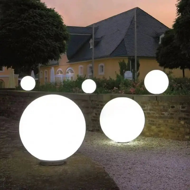 RGB Waterproof LED Garden Ball Light Solar Lighting USB Charge Deco Lamp Remote Control 16 Colors for Party Wedding Street Yard