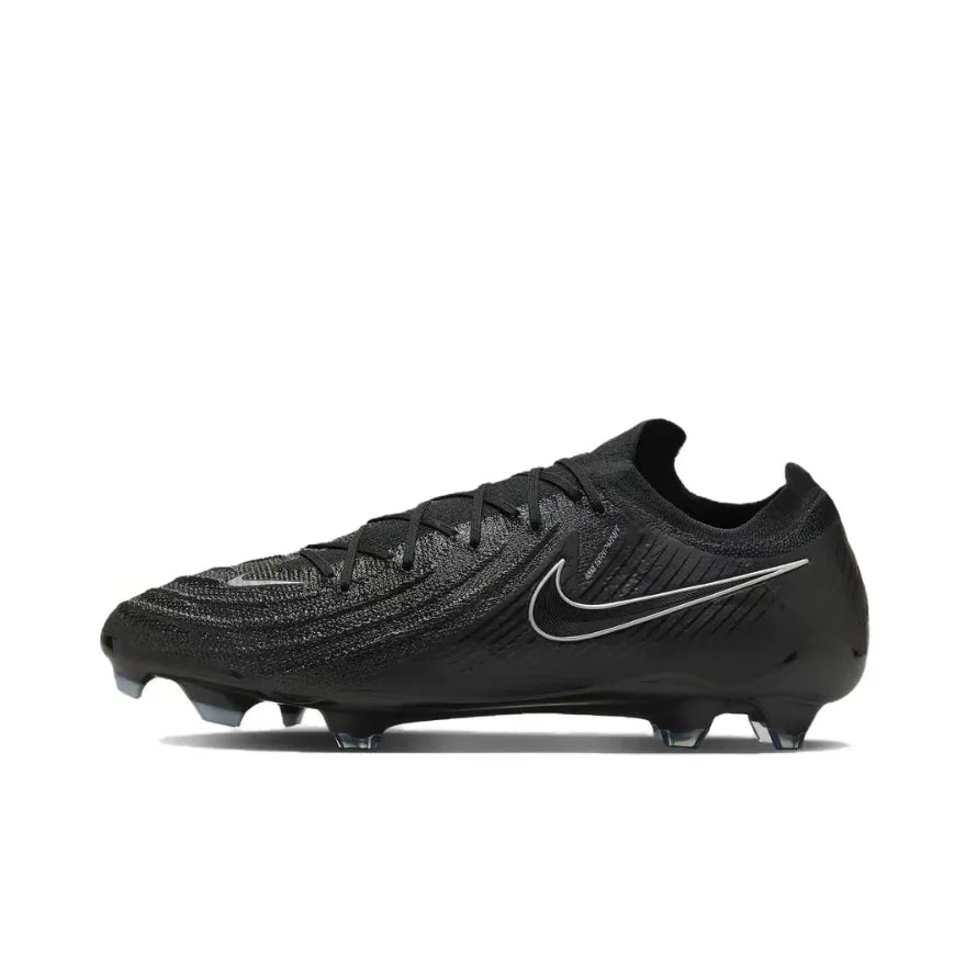 NIKE Phantom GX 2 Elite FG Low-Top Men's comfortable and stable soccer cleats with grip and wear-resistant sole, black