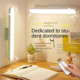 Lámpara de escritorio con interruptor de lectura remota, protección ocular LED magnético, atenuación continua de tres velocidades, recargable por USB, lámpara de aprendizaje para estudiantes