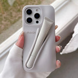 Rhode Case For iPhone 12 13 14 15 16 Pro Max Plus 17 Air Portable Lip Gloss Holder Lipstick Silicone Soft Bumper Cover Lip Glaze