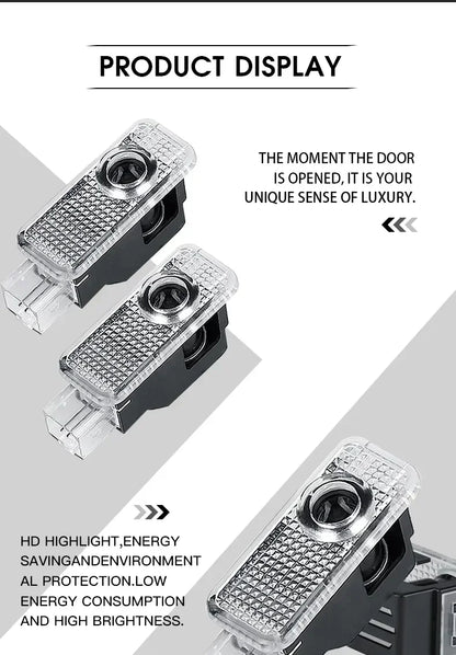 Audi A3 A4 B8 8P 8V A6 C7 A5 Q5 B7 B6 B9 SLINE QUTTRO RS Q3 Q7 S3 S4 S5 S6 S8 Car Door Welcome Light Led HD Projector Lamp