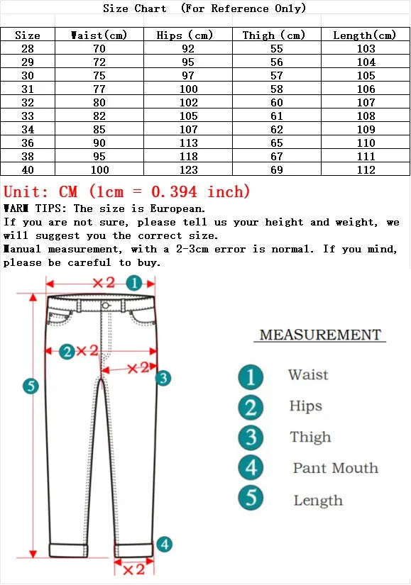 Spring Autumn New Men's Pure Black Slim Jeans Elastic Straight Pants Business Fashion Leisure Korean Vintage Denim Pants Male