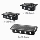4/6/8LED Solar Wall Spotlight Outdoor Upper And Lower Lighting Solar Powered Waterproof Streetlight for Balcony Courtyard Garden