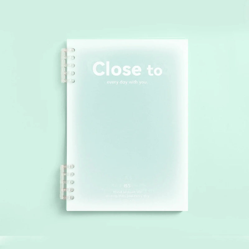 A5/B5 Binder Loose-Leaf Notebook 60 Sheets Lined Book for Students Writing Kawaii Simple Stationery School Supplies