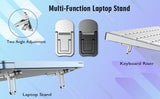 Aluminium Self-Adhesive Laptops Stand Invisible Computer Keyboards Stand Bracket for Desk Foldable Notebook Feet for MacBook Pro
