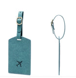 Fashionable new PU luggage tag, boarding pass for overseas travel, luggage tag, anti-loss name card, luggage tag