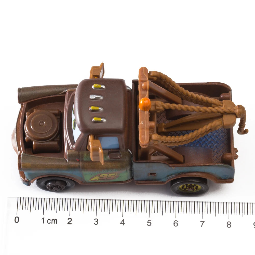 Disney Pixar Cars Toys Racing Lightning McQueen Jackson Storm Mater Sheriff 1:55 Diecast Model Car Toy Children Birthday Gift