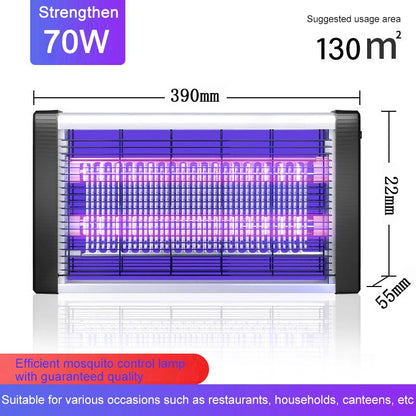 Lámpara antimosquitos comercial, silenciosa, para control de insectos, para habitaciones de hotel, para colgar en la pared, con forma de estrella, descarga eléctrica para mosquitos y moscas. 