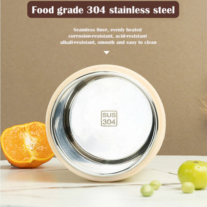 600ML USB Electric Heating Lunch Box Portable Picnic Milk Drink  Food Heater Stainless Steel Food Warmer Container 5V 12V 24V