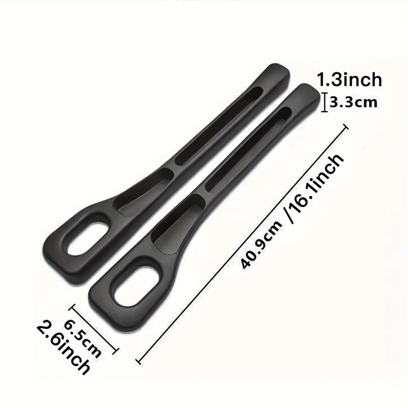 2pcs Car Seat Gap Filler Organizer Waterproof Car Seat Gap Plug Strip with 2 Grooves Seat Gap Storage Auto Interior Accessories