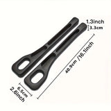 2pcs Car Seat Gap Filler Organizer Waterproof Car Seat Gap Plug Strip with 2 Grooves Seat Gap Storage Auto Interior Accessories