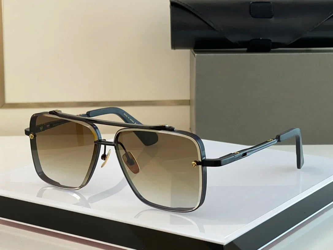 ADITA Mach Six Top High Quality Sunglasses for Men Titanium Style Fashion Design Sunglasses for Women with Box