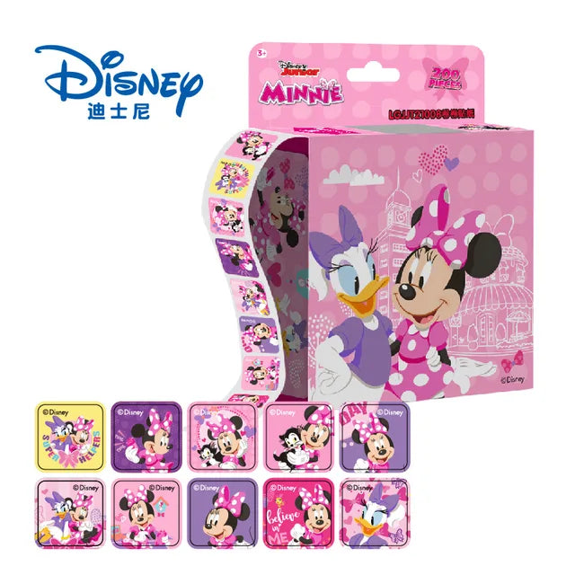 Pegatinas despegables de Disney, Princesa Frozen, Mickey Mouse, Minnie, niña, niño, regalo para profesores, 200 hojas por caja 