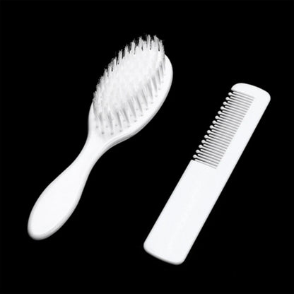 Cepillo para la costra láctea de recién nacidos, cepillo suave para el cabello, juego de peines para el cabello, peine de viaje para peinar el cabello para bebés y niños pequeños, masaje de cabeza para el baño, envío directo
