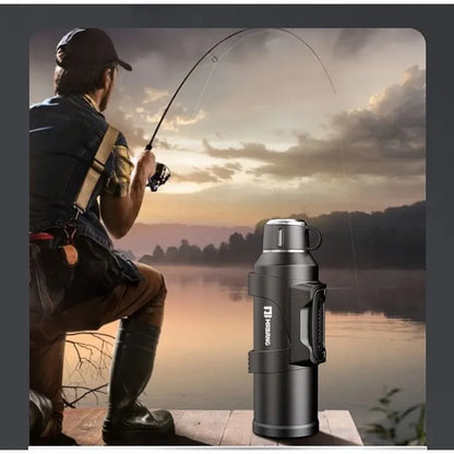 316 Stainless Steel Insulated Thermos Bottle, 1L, 2L, 3L, Outdoor Travel Coffee Mugs, Thermal Vacuum Water Bottle, Thermal Mug